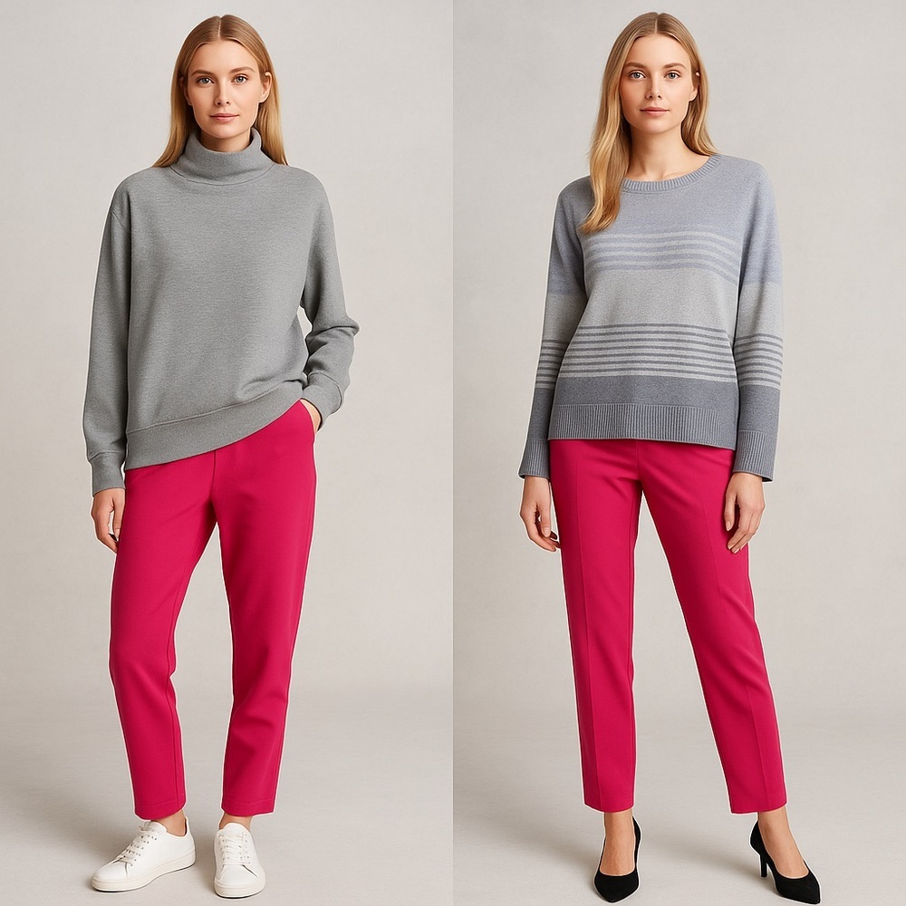 Mango Pink Chinos Vibrant Cotton Blend 🍓